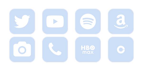 Pastel Blue App-pictogrampakket[NnrFfHopvExKcrcTa5vp]