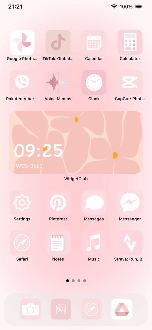 Pink theme for iphone Home Screen ideas[oplFIS1HFbo3H1trAK9L]