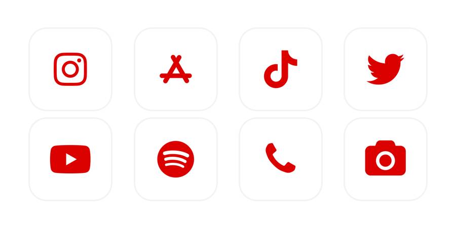 red icons Paket Ikon Aplikasi[ix7xZpXVTdORsvHAzrK5]