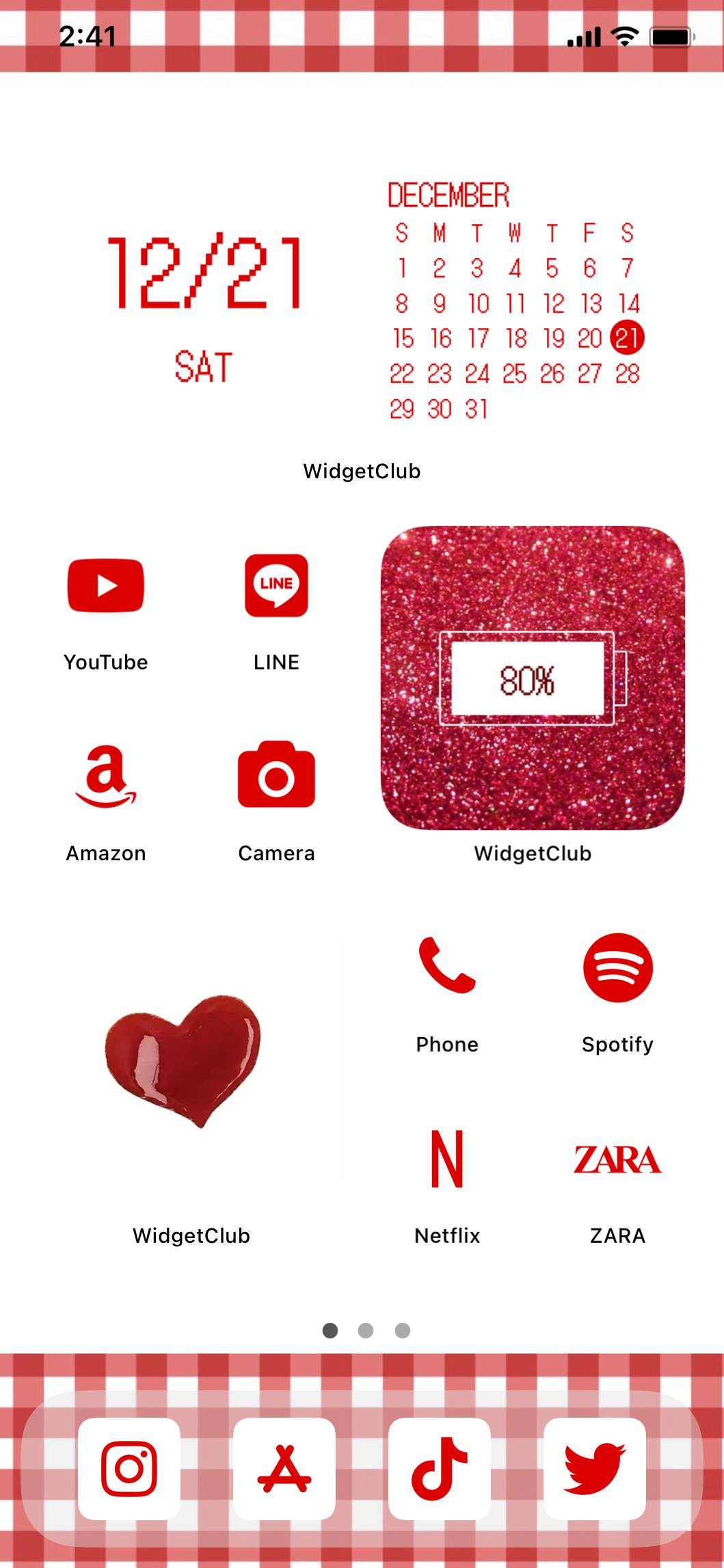 RED❤️🍒Home Screen ideas[Fhy4HcQwx9EW8sPAjxx3]