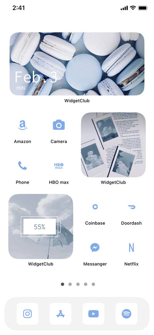 DULL BLUE☁️🩵 គំនិតអេក្រង់ដើម[DVvyqyefRjTSSixeI62X]