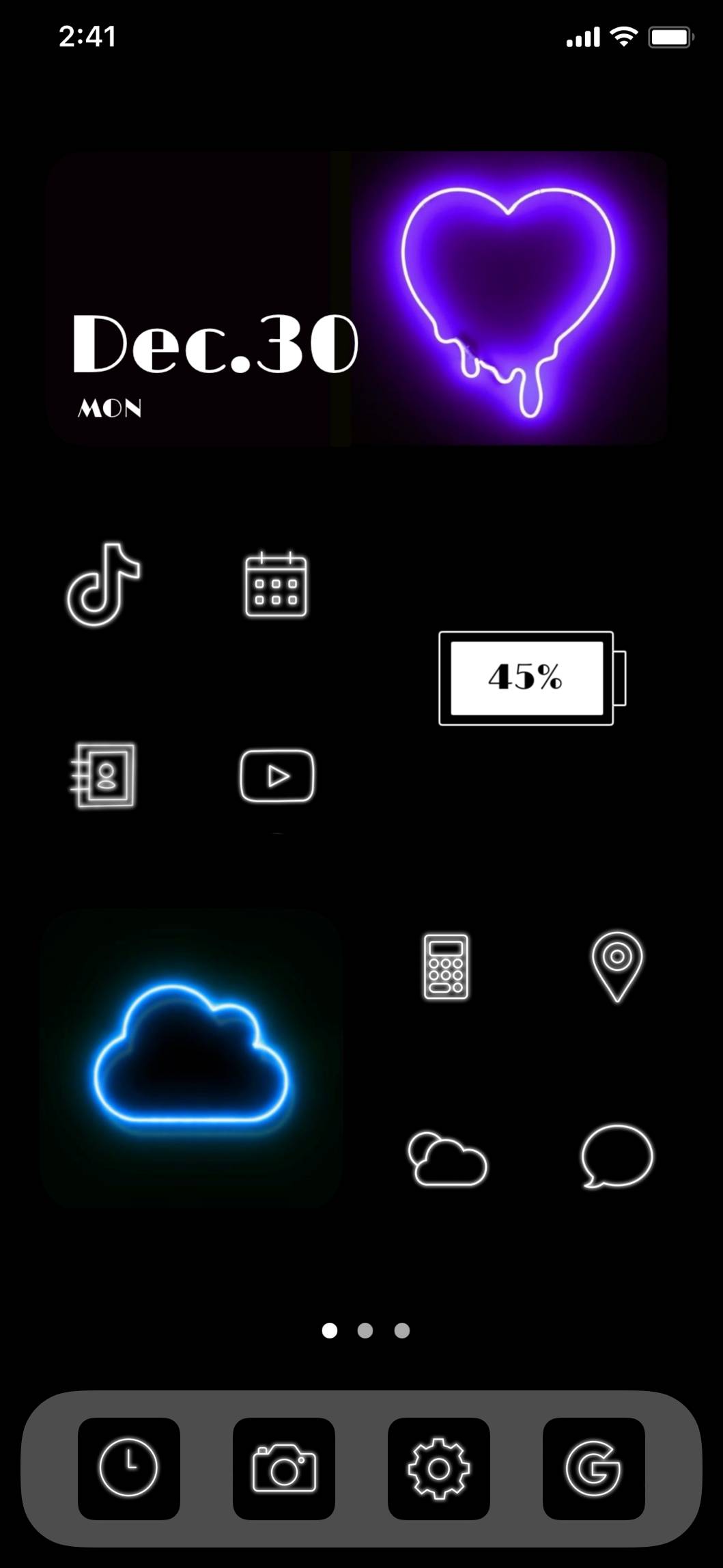 NEON💫💟Home Screen ideas[B6xILMyolO6rKEJD1oew]