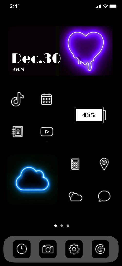 NEON💫💟 Home Screen ideas[B6xILMyolO6rKEJD1oew]