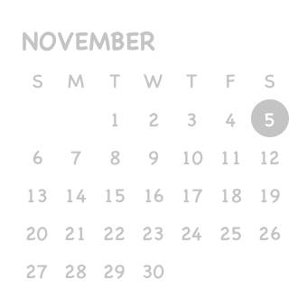 シンプル カレンダー ウィジェット[BLtU8ELtzVA0CPH95e1e]