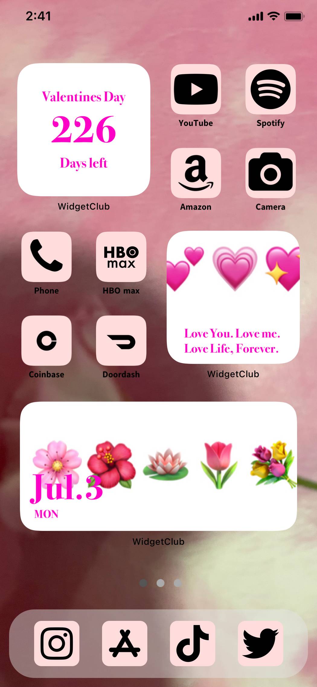 pink Love Theme!Ideas para la pantalla de inicio[1jmXzvdi0NEiu6GZtGUc]