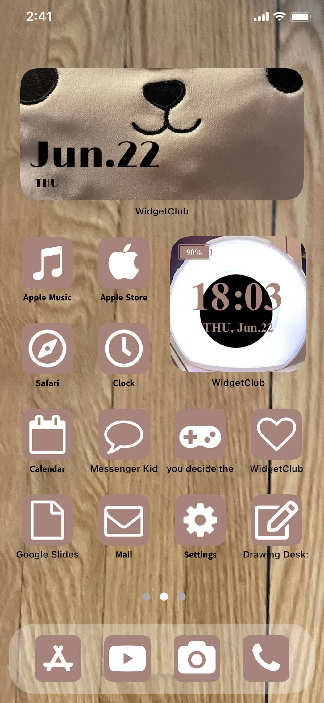 Brown Cozy Phone themeHome Screen ideas[5uv2iDsaUycNtnsMsE6E]
