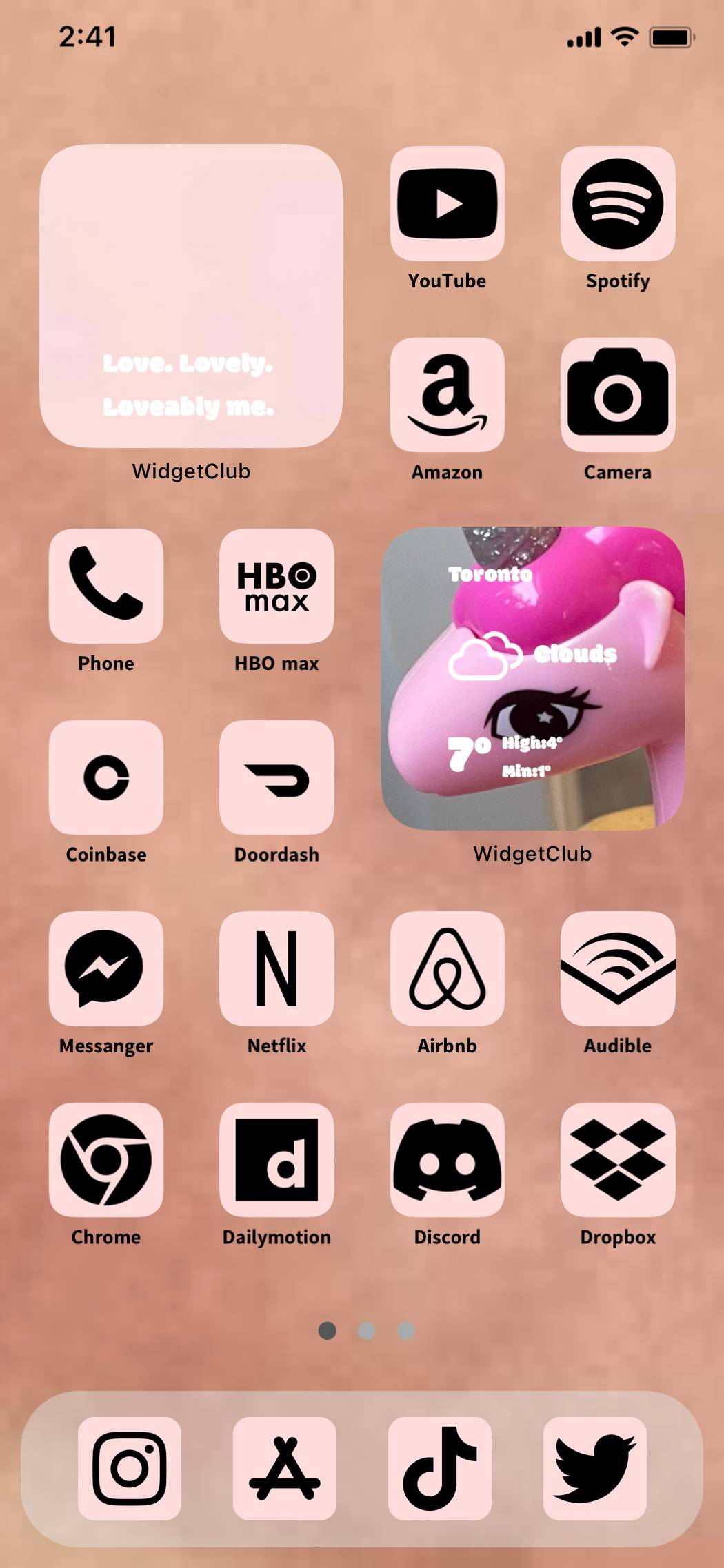 Pink Unicorn Homescreenსაწყისი ეკრანის იდეები[PVfaKEFyC0DhqiEcKhvr]
