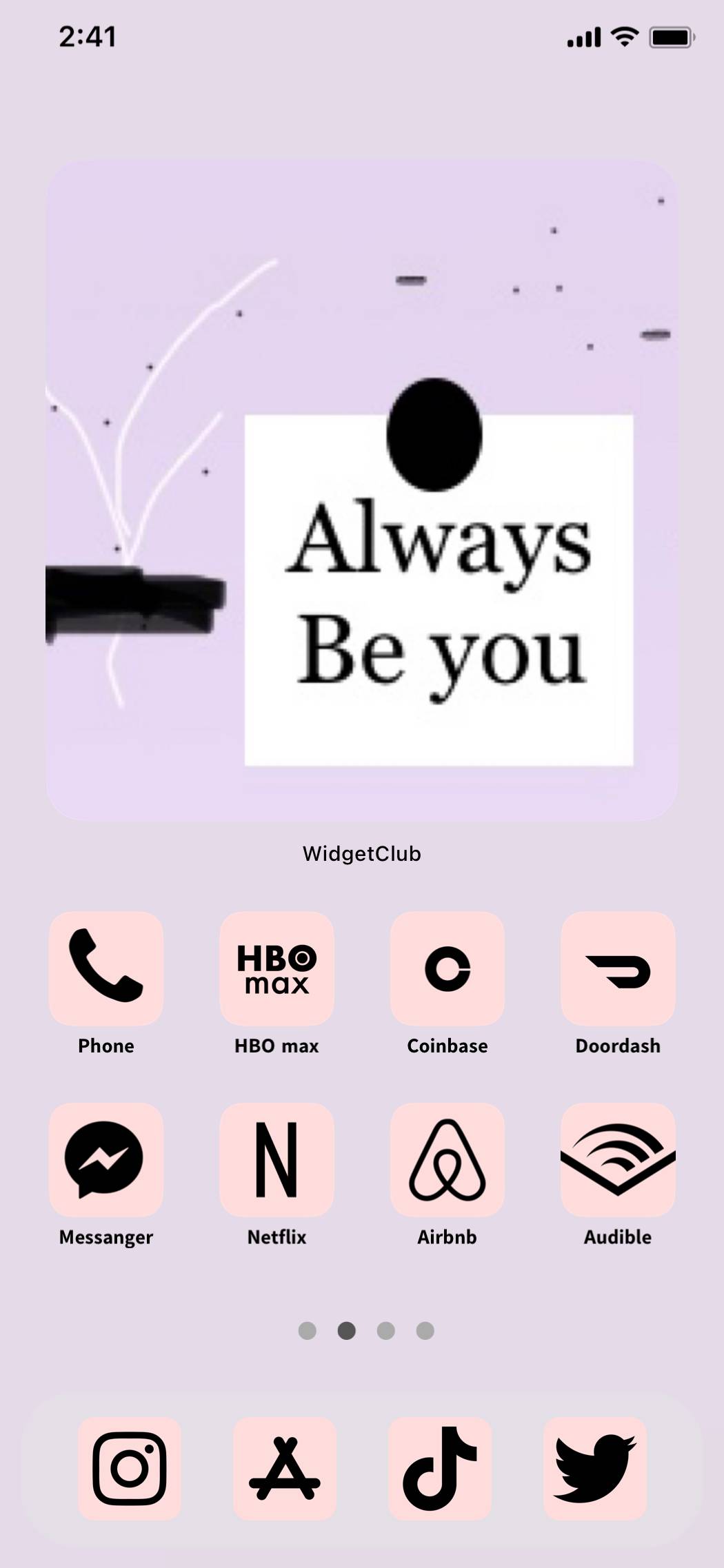 Always be you-Lavender Pastel ThemeKezdőképernyő ötletek[ySLcOnu4qmm7tFAMbSkQ]