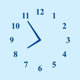 Simple Clock Widget ideas[lB3ydtr5e4fATQnXRzfK]