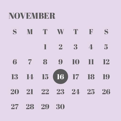 💜🗓Calendario Ideas de widgets[nr9XzOwvhThQq92lYNlc]