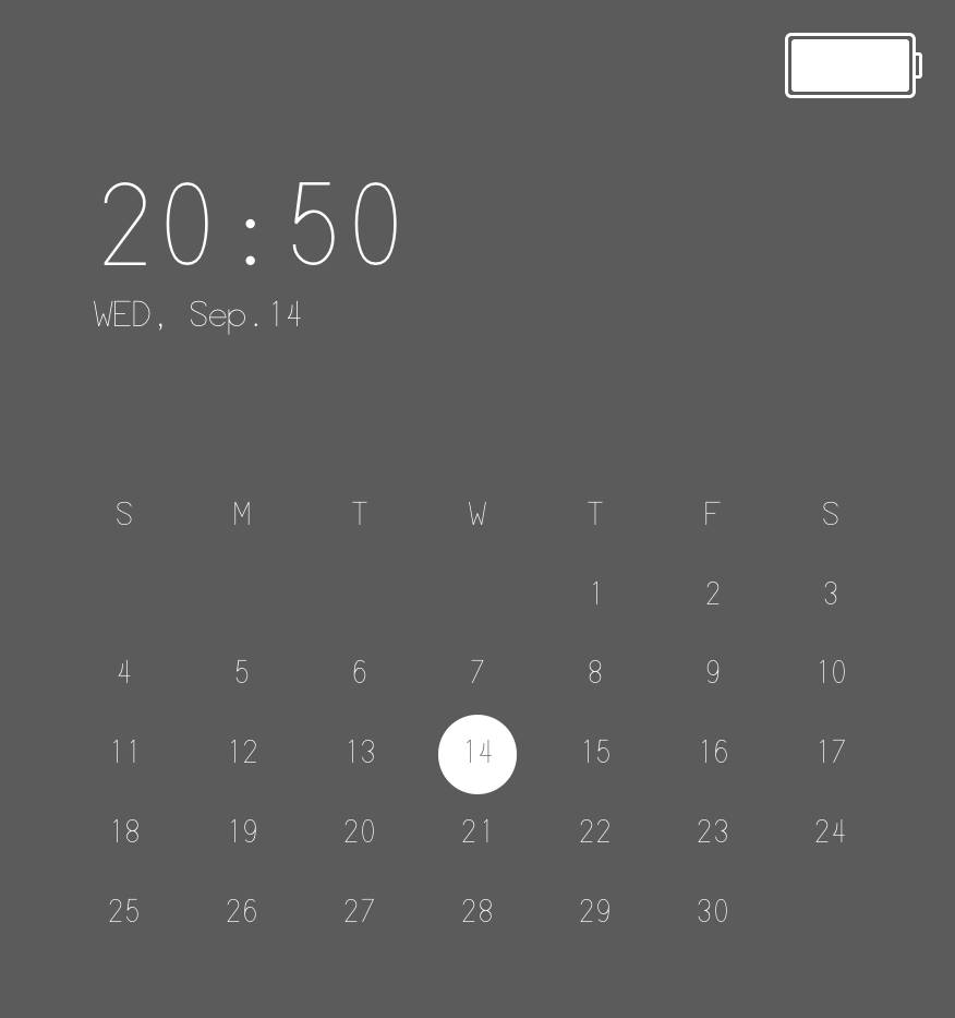 Kalender Widgetidéer[bCkyqKnr2lq6mlBXmbps]