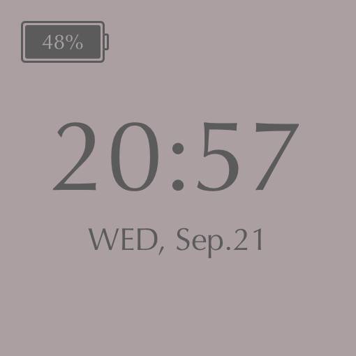 ウィジェット Time Widget ideas[7IRphS9CRTbcwg9CgK80]