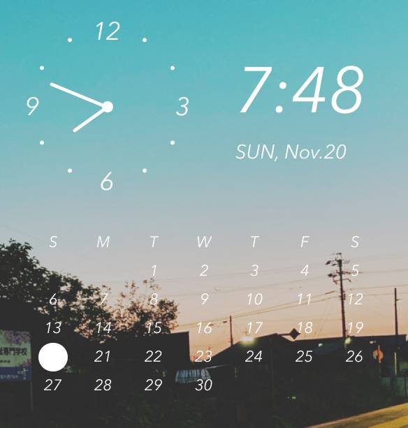 Clock Widget ideas[Ihn61No16ldEtGvpCN4U]