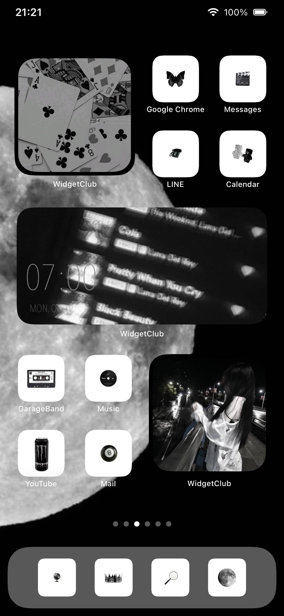 黒白Home Screen ideas[20YmMyeXh65NDU0v6Co7]