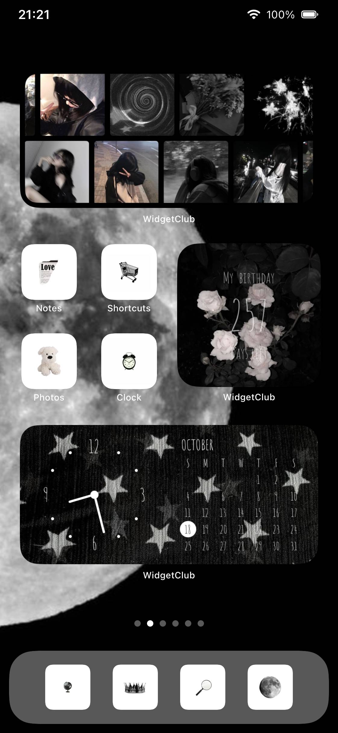 黒白Home Screen ideas[20YmMyeXh65NDU0v6Co7]