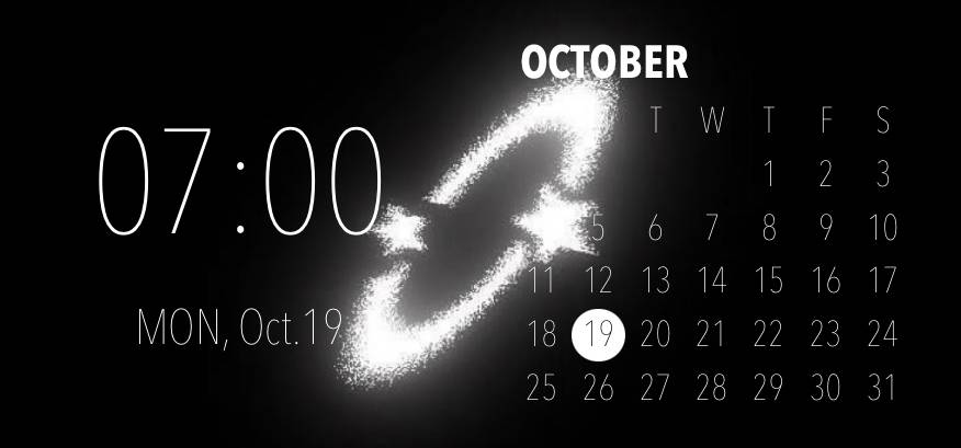 Black Calendar Widget ideas[20YmMyeXh65NDU0v6Co7]