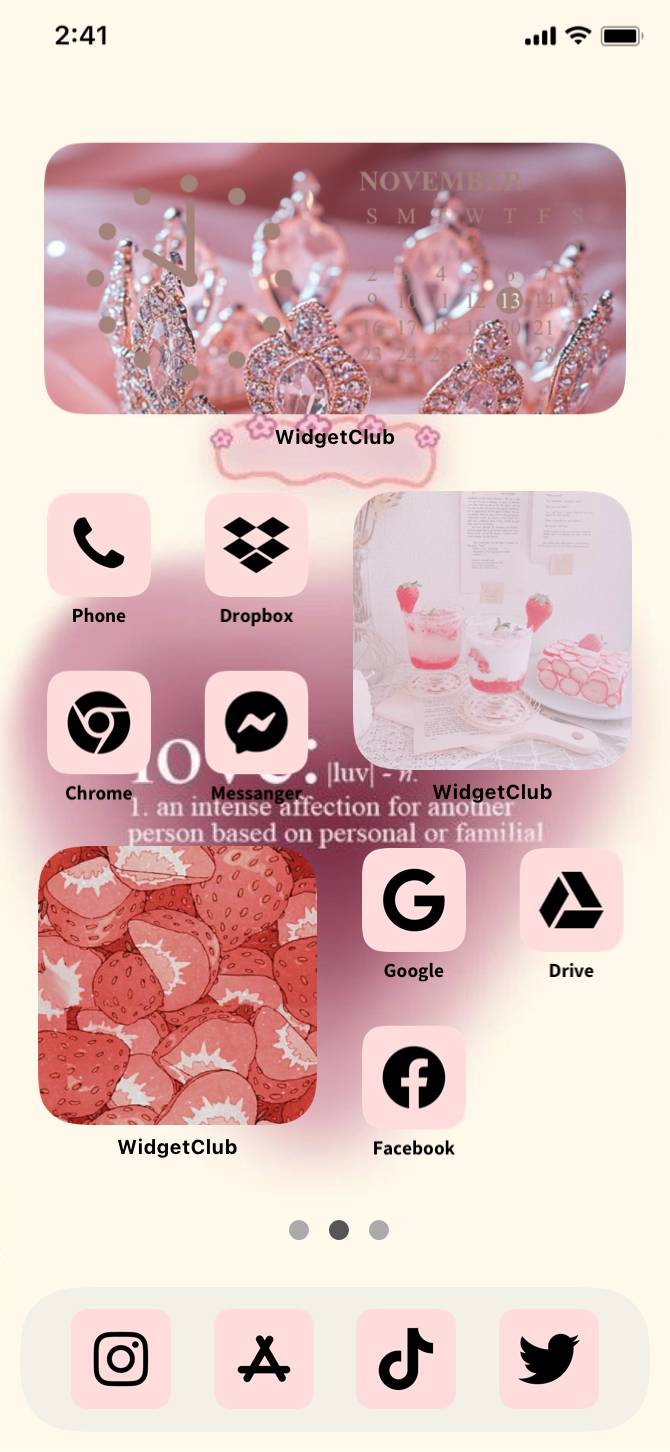 ピンクHome Screen ideas[pt2St0L3hBjQCRKMS8Bx]