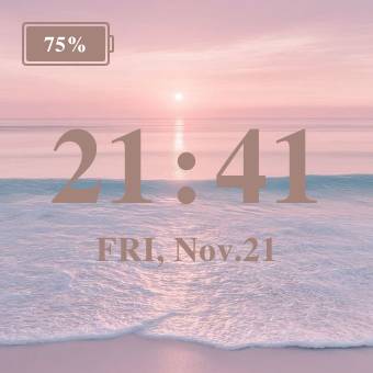 Pink Time Widget ideas[G12KFgxW3VaVtERklg4O]
