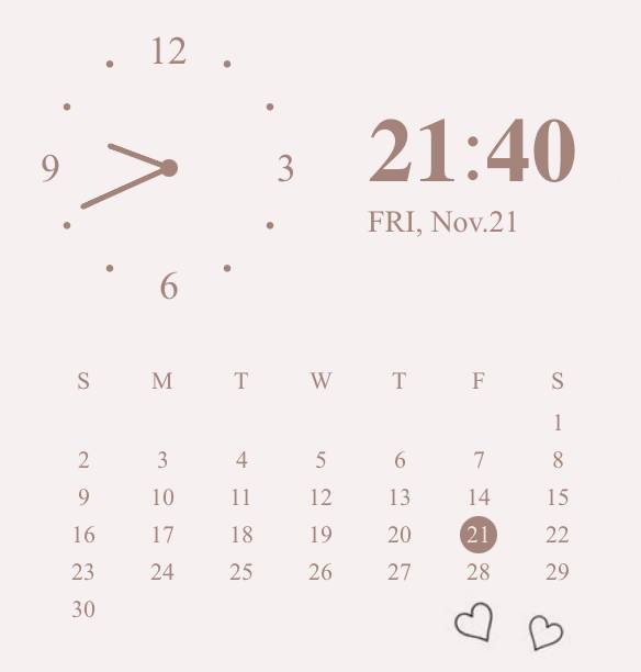 Pink Clock Widget ideas[G12KFgxW3VaVtERklg4O]