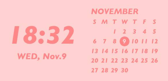 シンプルピンク Calendar Widget ideas[rfrv1JYG4NNhaR2Dx9QC]