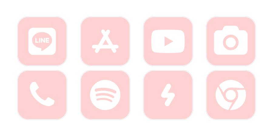 ピンク♡ Paket Ikon Aplikasi[yjLmUntiTihqlUKwrH4o]