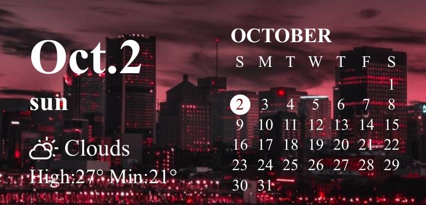 Calendar Pogoda Pomysły na widżety[NbpjUgdliKXxop8LAVF7]