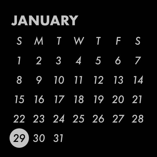 Calendario Ideas de widgets[WYfAeJme5ZrmK3tCpRCk]