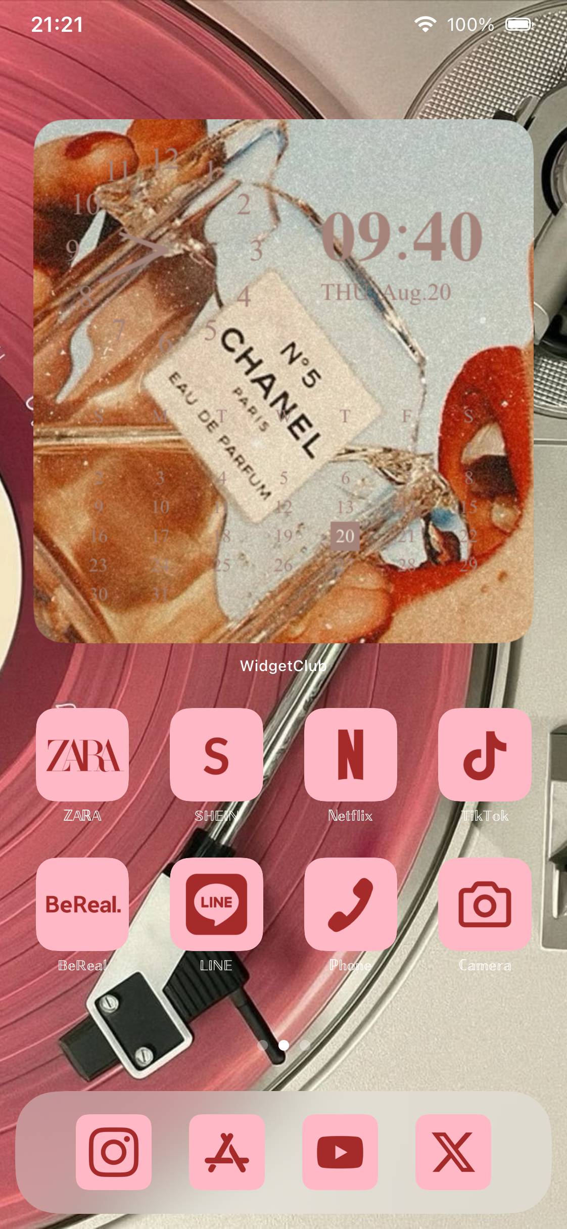 ピンク系統Home Screen ideas[F6Pfe1jh5nGbuQQCuJR1]