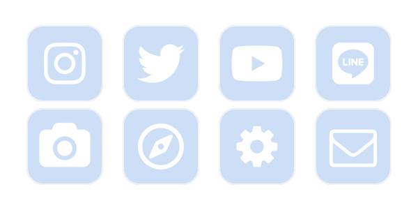 blue Pacchetto icone app[3Sawj7KXKMugAJxrohjx]