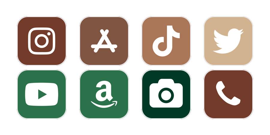 brown and green Paquete de iconos de aplicaciones[EUaMCNjuK0yVeexIaNCu]