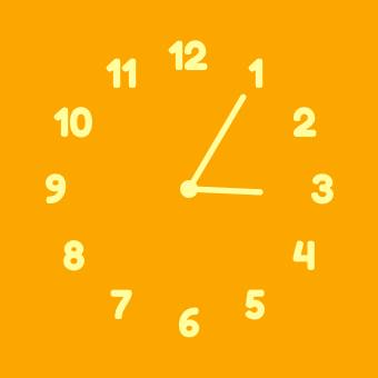 🧡時計 Clock Widget ideas[URAvciMgrfIJyyvLVA5g]