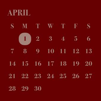 Calendrier Idées de widgets[templates_MtluEVTMq2AYTaq3LjVF_235814E7-2EF3-486C-9493-1D2F342504D8]