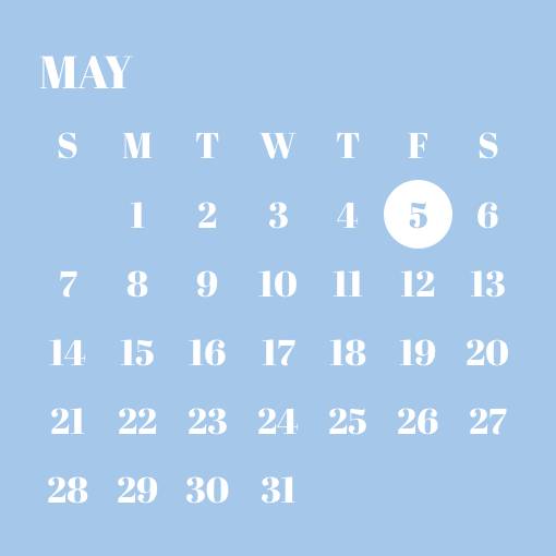 水色 カレンダー Calendario Ideas de widgets[s84LYbAUjvFJwTaF9sYC]