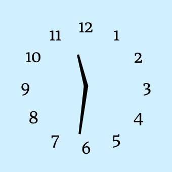 Horloge Idées de widgets[aUKfCbDR37Fsb2vVD7mN]