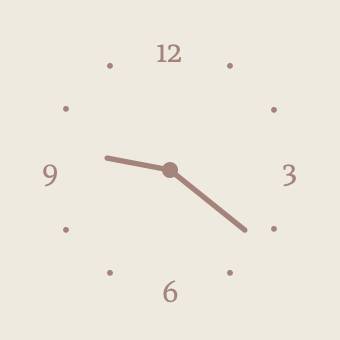 Einfach Uhr Widget-Ideen[qoBPAmvIVrk25LUiDsqW]