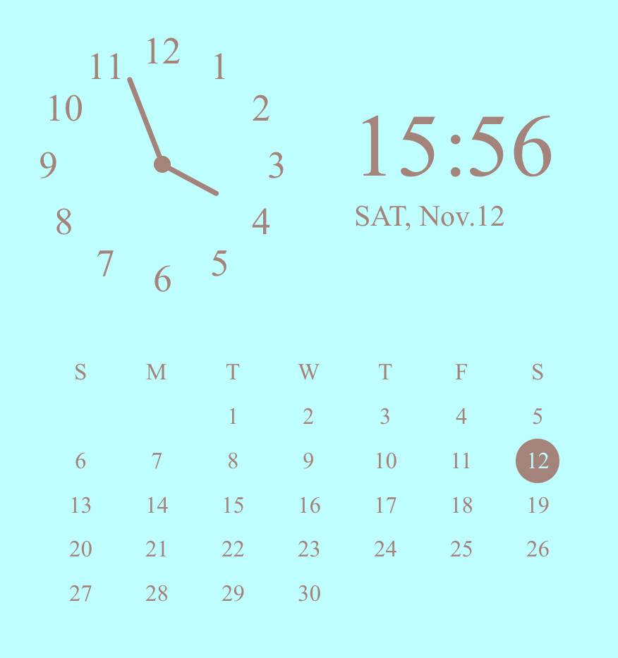 おしゃれな時計ウィジェットのカスタマイズアイデア Iphone Android用 By Posy952 22 11 12 15 56 Widgetclub