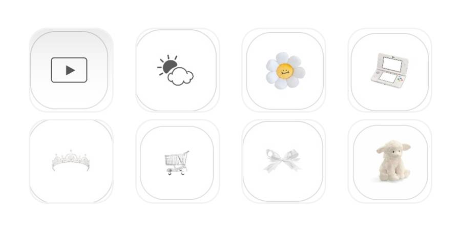 可愛い App Icon Pack[MIQyaouFsSfZ8id12nAI]