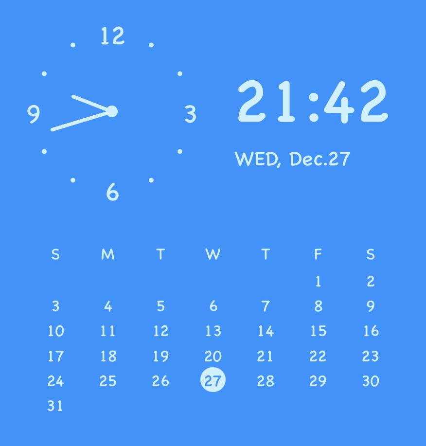 Clock Widget ideas[4PoVSoCmpJL3ku7JODcO]