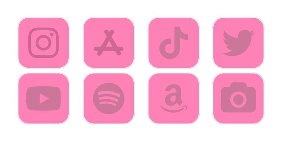 pink icons Pachetul de pictograme pentru aplicație[RtujNDmBQNDerPCSn9IQ]