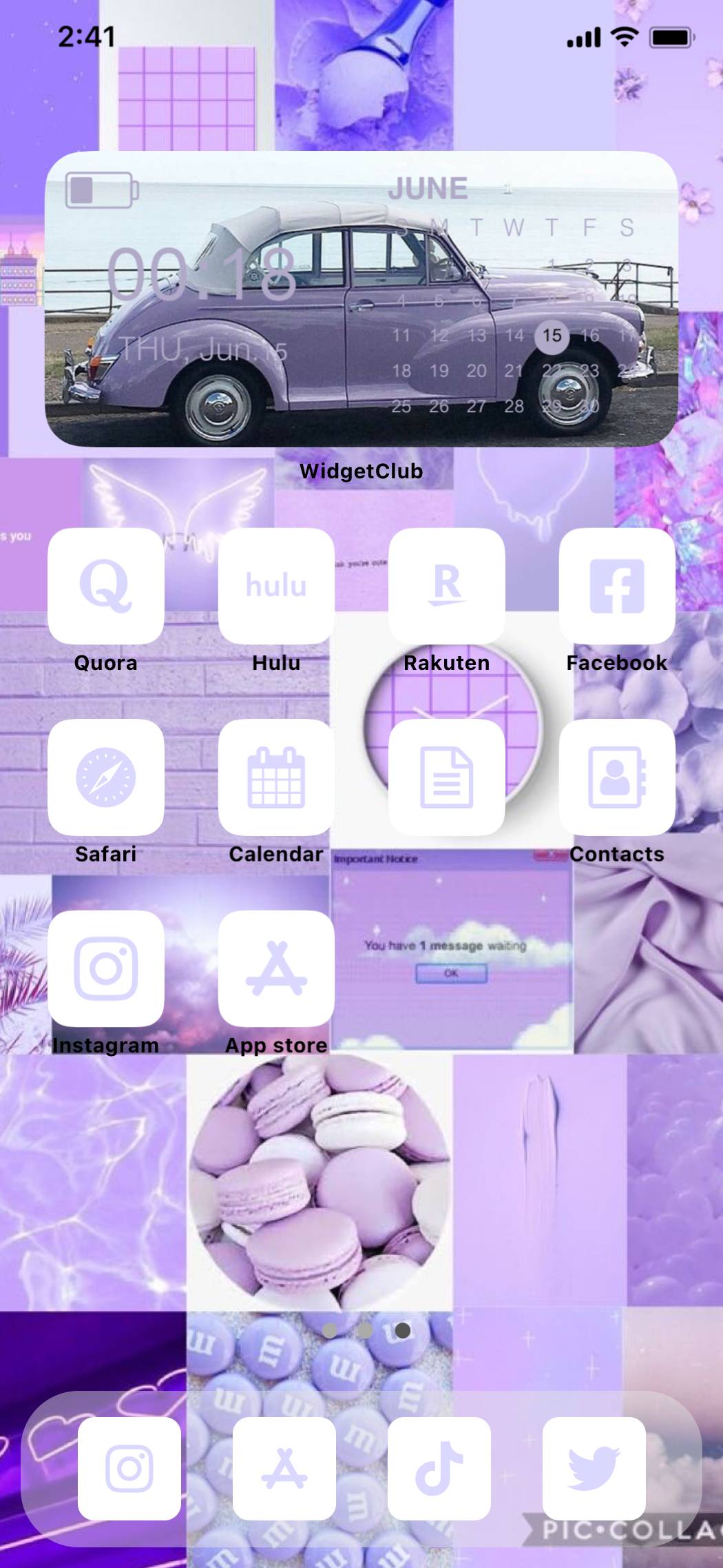 紫Idées d'écran d'accueil[FuspV0IJDfyx8q70PTkJ]