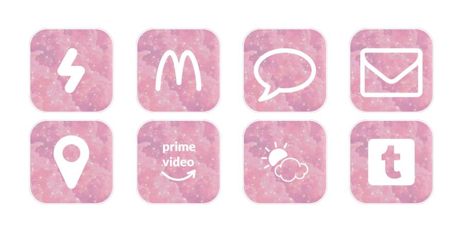 Pink App Icon Pack[046BrbzFbOsNL4KGhvqk]