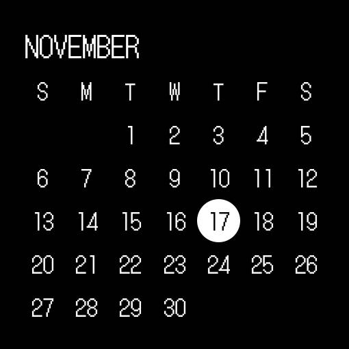 Calendario Ideas de widgets[htoHhQz54g1lM9ENzGKN]