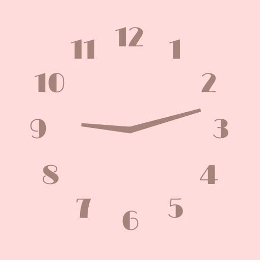Strawberries Chocolate Clock時計ウィジェット[ygBw5ph1MYSetupS7gCU]