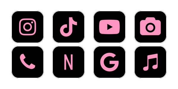 pink Pack d'icônes d'application[CgGr5KmO2z3F0K8OFpLx]