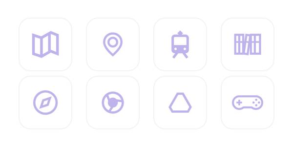 Lys lilla App Icon Pack[mCq7JNl1UfTTBZHSqya0]