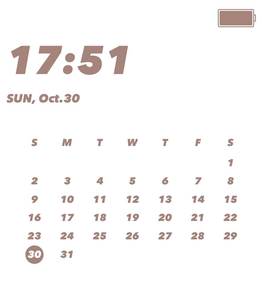 せりな Calendrier Idées de widgets[15nb7vbv6SyzenhShdZh]