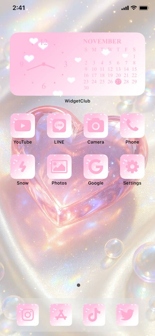 ♡ピンク♡ Home Screen ideas[5ZfKdUOkNe2ised63AEF]