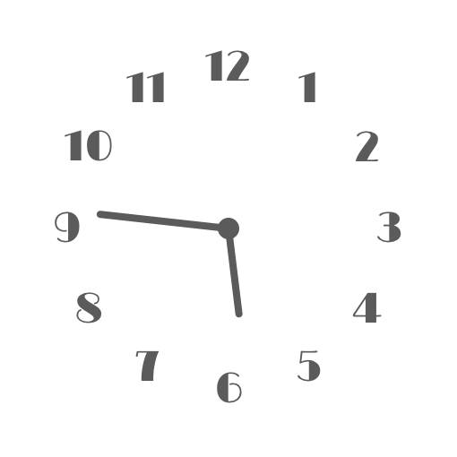 Horloge Idées de widgets[Aaw7Hl7QgmWiSQl9Bte6]