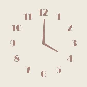 Time Horloge Idées de widgets[Io6Xhlyu6DvWYC98BHQT]