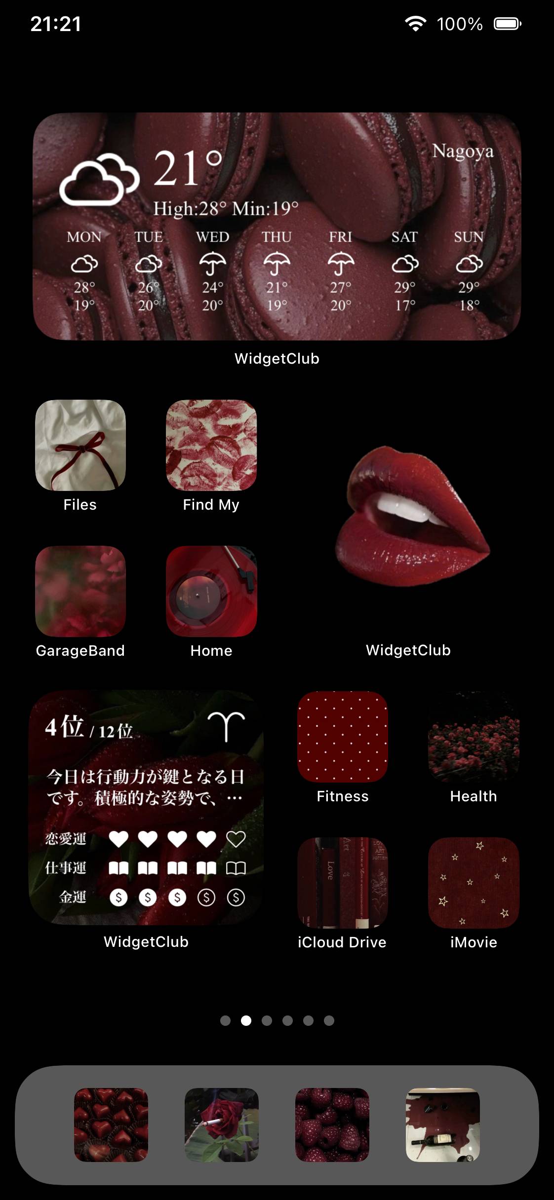 Red & black ❤️🖤⋆͛*͛Home Screen ideas[uyfGfqFnIZq2Eho7RDPA]